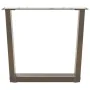 Patas para mesa de comedor forma de V 2 uds acero natural acero by , Table legs - Ref: Foro24-4012631, Price: 65,97 €, Discou...