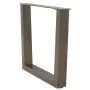 Patas para mesa de comedor forma de V 2 uds acero natural acero by , Table legs - Ref: Foro24-4012631, Price: 65,97 €, Discou...
