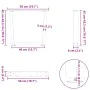 Patas para mesa de comedor forma de V 2 uds acero natural acero by , Table legs - Ref: Foro24-4012631, Price: 65,97 €, Discou...