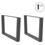 Patas para mesa de comedor en forma de V 2 uds antracita acero by , Table legs - Ref: Foro24-4012638, Price: 75,89 €, Discoun...