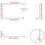 Patas para mesa de comedor en forma de V 2 uds antracita acero by , Table legs - Ref: Foro24-4012638, Price: 75,89 €, Discoun...