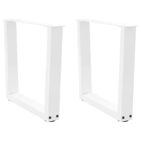 Patas para mesa de comedor forma V 2 uds blanco 60x(42-43,3) cm von , Tischbeine - Ref: Foro24-4012633, Preis: 70,37 €, Rabat...
