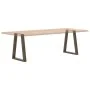Patas para mesa de comedor en forma de V 2 uds acero natural by , Table legs - Ref: Foro24-4012563, Price: 88,14 €, Discount: %