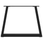 Patas para mesa de comedor forma V 2 uds negro 70x(42-43,3) cm by , Table legs - Ref: Foro24-4012556, Price: 68,82 €, Discoun...