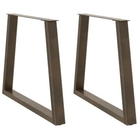 Patas para mesa de comedor en forma de V 2 uds acero natural by , Table legs - Ref: Foro24-4012575, Price: 98,94 €, Discount: %