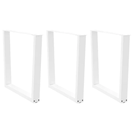 Patas para mesa de comedor en forma de V 3 uds acero blanco by , Table legs - Ref: Foro24-4012665, Price: 141,86 €, Discount: %
