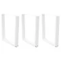 Patas para mesa de comedor en forma de V 3 uds acero blanco by , Table legs - Ref: Foro24-4012665, Price: 141,86 €, Discount: %