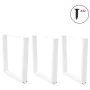 Patas para mesa de comedor en forma de V 3 uds acero blanco by , Table legs - Ref: Foro24-4012665, Price: 141,86 €, Discount: %