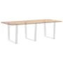 Patas para mesa de comedor en forma de V 3 uds acero blanco by , Table legs - Ref: Foro24-4012665, Price: 141,86 €, Discount: %