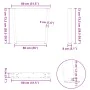 Patas para mesa de comedor en forma de V 3 uds acero blanco by , Table legs - Ref: Foro24-4012665, Price: 141,86 €, Discount: %