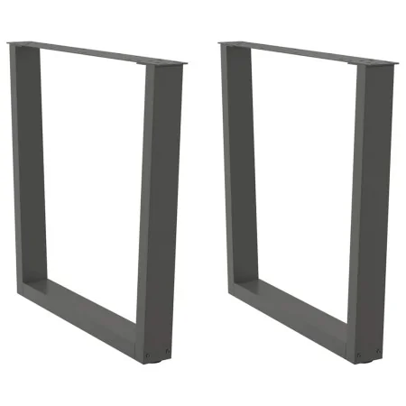 Patas para mesa de comedor en forma de V 2 uds antracita acero de , Patas para mesas - Ref: Foro24-4012650, Precio: 98,75 €, ...