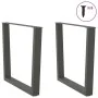 Patas para mesa de comedor en forma de V 2 uds antracita acero de , Patas para mesas - Ref: Foro24-4012650, Precio: 98,75 €, ...