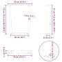 Patas para mesa de comedor en forma de V 2 uds antracita acero by , Table legs - Ref: Foro24-4012646, Price: 95,12 €, Discoun...