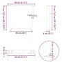 Patas para mesa de comedor en forma de V 3 uds acero natural von , Tischbeine - Ref: Foro24-4012667, Preis: 141,86 €, Rabatt: %
