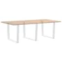 Patas mesa comedor forma V 3uds acero blanco 100x(72-73,3)cm von , Tischbeine - Ref: Foro24-4012673, Preis: 159,85 €, Rabatt: %