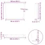 Patas mesa comedor forma V 3uds acero blanco 100x(72-73,3)cm von , Tischbeine - Ref: Foro24-4012673, Preis: 159,85 €, Rabatt: %