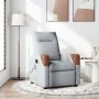 Sillón reclinable de masaje de tela gris claro by , Armchairs - Ref: Foro24-4104817, Price: 201,51 €, Discount: %