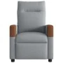 Sillón reclinable de masaje de tela gris claro by , Armchairs - Ref: Foro24-4104817, Price: 201,51 €, Discount: %