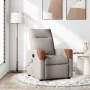 Sillón de masaje reclinable de tela gris taupé by , Armchairs - Ref: Foro24-4104822, Price: 213,18 €, Discount: %