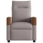 Sillón de masaje reclinable de tela gris taupé by , Armchairs - Ref: Foro24-4104822, Price: 213,18 €, Discount: %