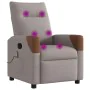 Sillón de masaje reclinable de tela gris taupé by , Armchairs - Ref: Foro24-4104822, Price: 213,18 €, Discount: %