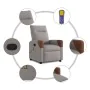 Sillón de masaje reclinable de tela gris taupé by , Armchairs - Ref: Foro24-4104822, Price: 213,18 €, Discount: %