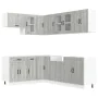 Mueble cocina Kalmar sonoma gris 11 pzas madera contrachapada de , Armarios de cocina - Ref: Foro24-3314887, Precio: 721,41 €...