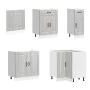 Mueble cocina Kalmar sonoma gris 11 pzas madera contrachapada de , Armarios de cocina - Ref: Foro24-3314887, Precio: 721,41 €...