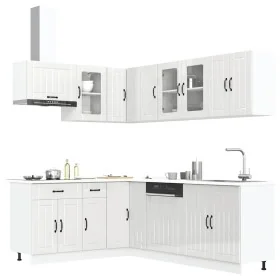 Mueble cocina Lucca blanco brillo 11 pzas madera contrachapada von , Küchenschränke - Ref: Foro24-3314893, Preis: 787,24 €, R...