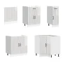 Mueble cocina Lucca blanco brillo 11 pzas madera contrachapada de , Armarios de cocina - Ref: Foro24-3314893, Precio: 787,24 ...