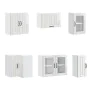 Mueble cocina Lucca blanco brillo 11 pzas madera contrachapada de , Armarios de cocina - Ref: Foro24-3314893, Precio: 787,24 ...