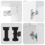 Mueble cocina Lucca blanco brillo 11 pzas madera contrachapada de , Armarios de cocina - Ref: Foro24-3314893, Precio: 787,24 ...