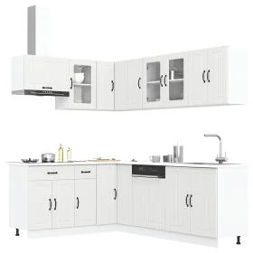 Mueble de cocina Lucca blanco 11 piezas madera contrachapada von , Küchenschränke - Ref: Foro24-3314891, Preis: 699,49 €, Rab...