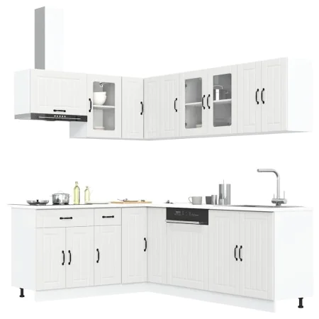 Mueble de cocina Lucca blanco 11 piezas madera contrachapada de , Armarios de cocina - Ref: Foro24-3314891, Precio: 699,49 €,...