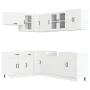 Mueble de cocina Lucca blanco 11 piezas madera contrachapada de , Armarios de cocina - Ref: Foro24-3314891, Precio: 699,49 €,...