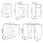 Mueble de cocina Lucca blanco 11 piezas madera contrachapada de , Armarios de cocina - Ref: Foro24-3314891, Precio: 699,49 €,...