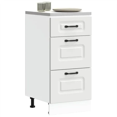Mueble bajo de cocina Kalmar madera de ingeniería blanca von , Küchenschränke - Ref: Foro24-854240, Preis: 100,43 €, Rabatt: %