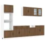 Mueble cocina Kalmar roble marrón 7 pzas madera contrachapada von , Küchenschränke - Ref: Foro24-3314748, Preis: 620,14 €, Ra...