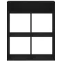 Estantería madera ingeniería negra 66x31x80 cm von , Bücherregale und Regale - Ref: Foro24-860293, Preis: 59,98 €, Rabatt: %
