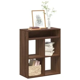 Estantería madera de ingeniería color marrón roble 66x31x80 cm de , Librerías y estanterías - Ref: Foro24-860298, Precio: 61,...