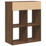 Estantería madera de ingeniería color marrón roble 66x31x80 cm de , Librerías y estanterías - Ref: Foro24-860298, Precio: 61,...