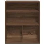 Estantería madera ingeniería roble marrón 60x30x71,5 cm by , Bookcases and shelves - Ref: Foro24-860316, Price: 55,45 €, Disc...
