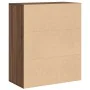 Estantería madera ingeniería roble marrón 60x30x71,5 cm by , Bookcases and shelves - Ref: Foro24-860316, Price: 55,45 €, Disc...