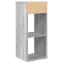 Estantería madera de ingeniería color gris sonoma 34x31x80 cm de , Librerías y estanterías - Ref: Foro24-860279, Precio: 41,6...