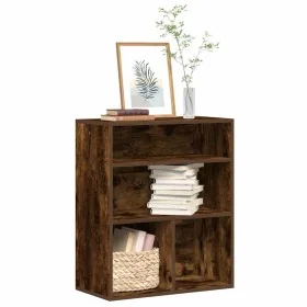 Estantería madera ingeniería color roble ahumado 60x30x71,5 cm by , Bookcases and shelves - Ref: Foro24-860314, Price: 53,42 ...