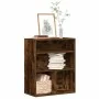 Estantería madera ingeniería color roble ahumado 60x30x71,5 cm by , Bookcases and shelves - Ref: Foro24-860314, Price: 54,16 ...