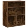 Estantería madera ingeniería color roble ahumado 60x30x71,5 cm by , Bookcases and shelves - Ref: Foro24-860314, Price: 54,16 ...