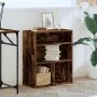 Estantería madera ingeniería color roble ahumado 60x30x71,5 cm by , Bookcases and shelves - Ref: Foro24-860314, Price: 54,16 ...