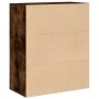 Estantería madera ingeniería color roble ahumado 60x30x71,5 cm by , Bookcases and shelves - Ref: Foro24-860314, Price: 54,16 ...