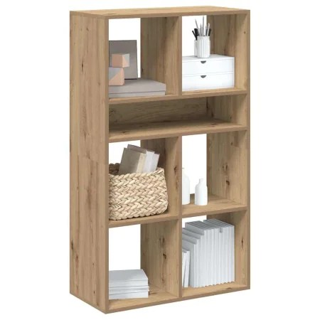 Estantería de madera ingeniería roble artisan 66x31x112 cm by , Bookcases and shelves - Ref: Foro24-860309, Price: 79,29 €, D...